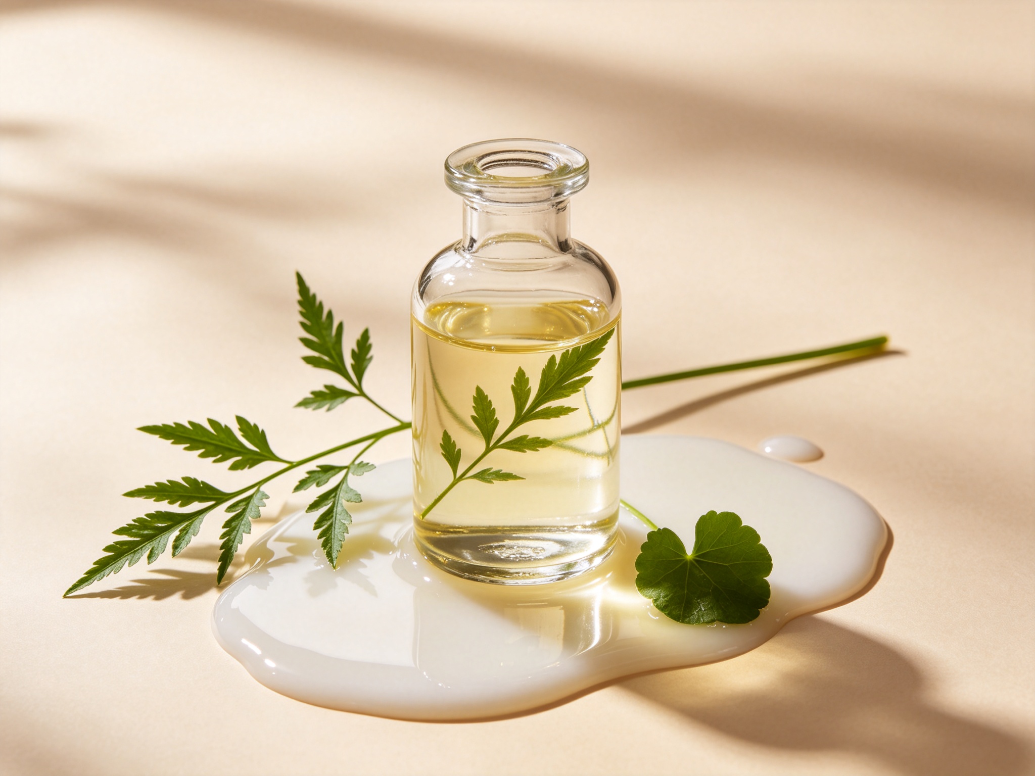 植物与原料提取概念图
